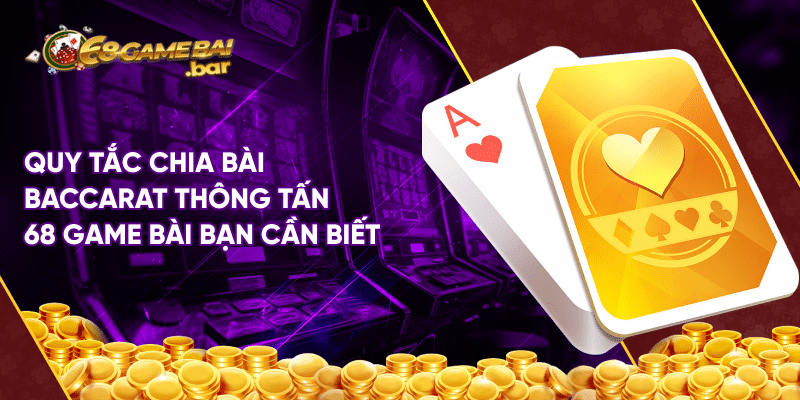 Baccarat thông tấn 68 game bài – Tựa game ăn khách nhất 2023 Quy tắc chia bài baccarat thông tấn 68 game bài bạn cần biết