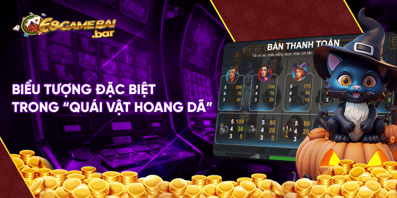 Wild Monster - Chơi Game Nhận Jackpot Tại 68 Game Bài Biểu tượng đặc biệt trong “Quái vật hoang dã”